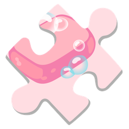 soap and puzzle piece