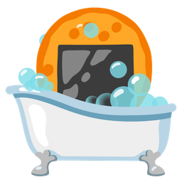 soap and rice cracker