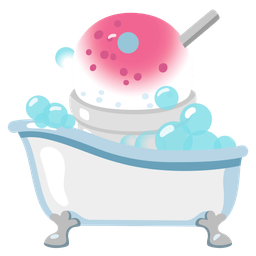 soap and shaved ice