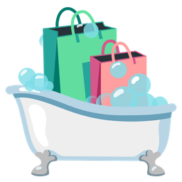 soap and shopping bags