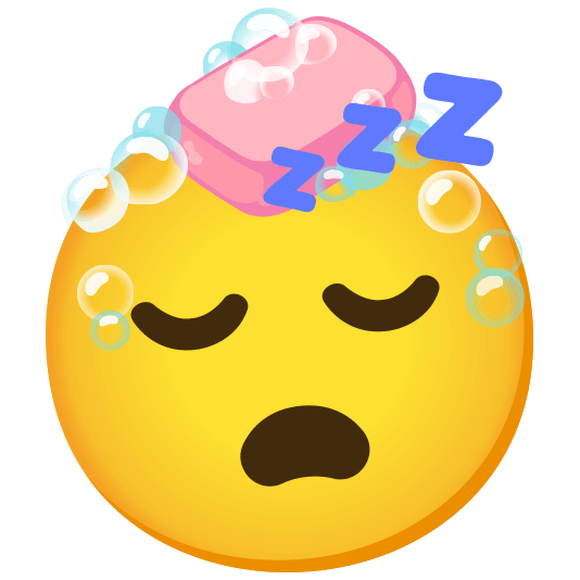 Soap and Sleeping face