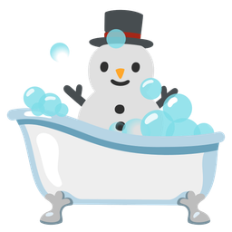 soap and snowman without snow