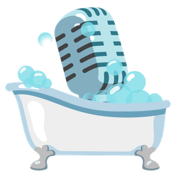 soap and studio microphone