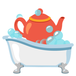 soap and teapot