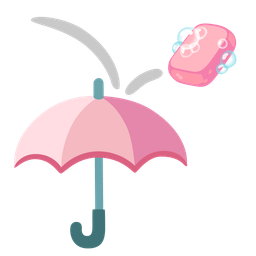 soap and umbrella