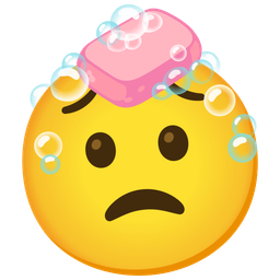 Soap and Worried face