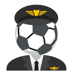 soccer ball and airplane