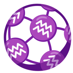 soccer ball and Aquarius