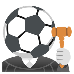 soccer ball and balance scale