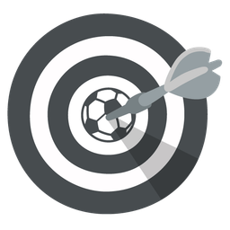 soccer ball and bow and arrow