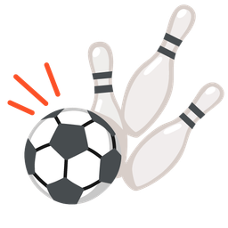 soccer ball and bowling