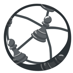 soccer ball and chess pawn