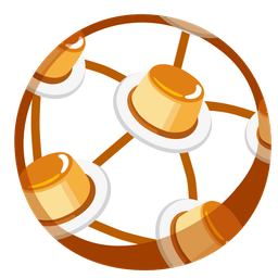 soccer ball and custard