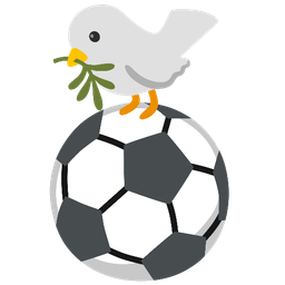 soccer ball and dove