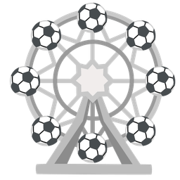 soccer ball and ferris wheel