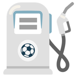 soccer ball and fuel pump