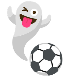 soccer ball and ghost
