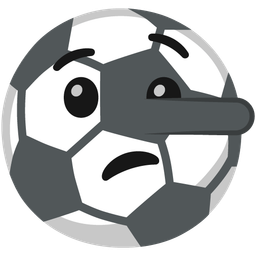 soccer ball and lying face