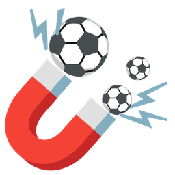 soccer ball and magnet