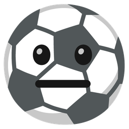 Soccer ball and Neutral face