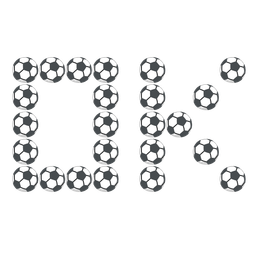 soccer ball and OK button