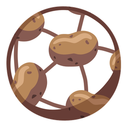 soccer ball and potato