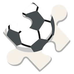 soccer ball and puzzle piece