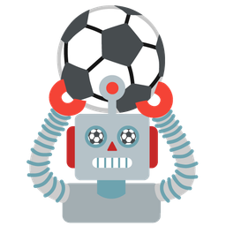 soccer ball and robot