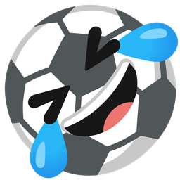 Soccer ball and Rolling on the floor laughing