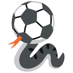 soccer ball and snake