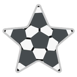 soccer ball and star