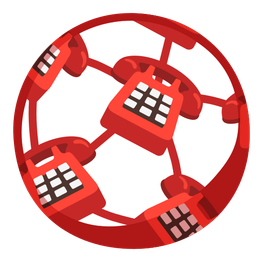 soccer ball and telephone