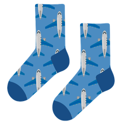 socks and airplane