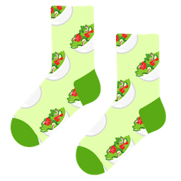 socks and green salad
