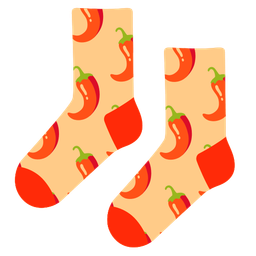 socks and hot pepper