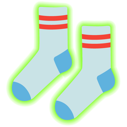 socks and radioactive