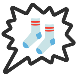 socks and right anger bubble