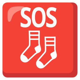 socks and SOS button
