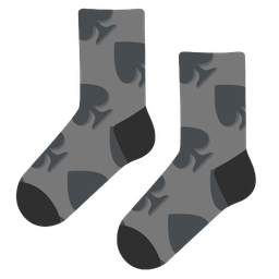 socks and spade suit