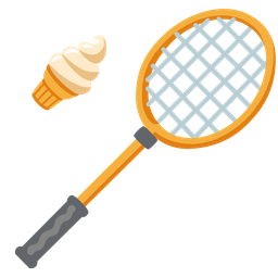 Soft ice cream and Badminton