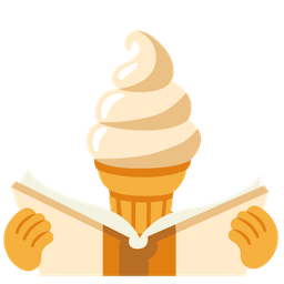 Soft ice cream and Books