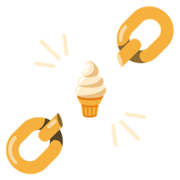 Soft ice cream and Chains