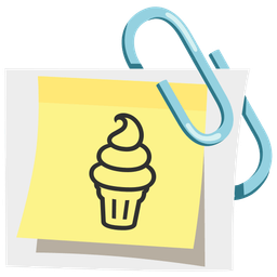 Soft ice cream and Linked paperclips