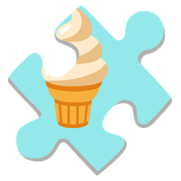 Soft ice cream and Puzzle piece
