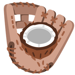 softball and coconut