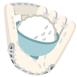 softball and cooked rice