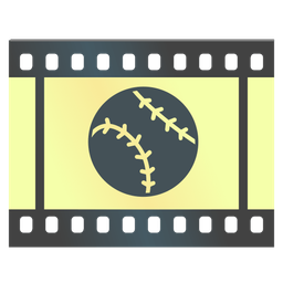 softball and film frames