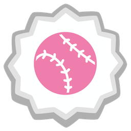 softball and fish cake with swirl