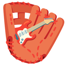 softball and guitar