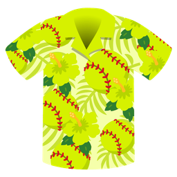 softball and hibiscus